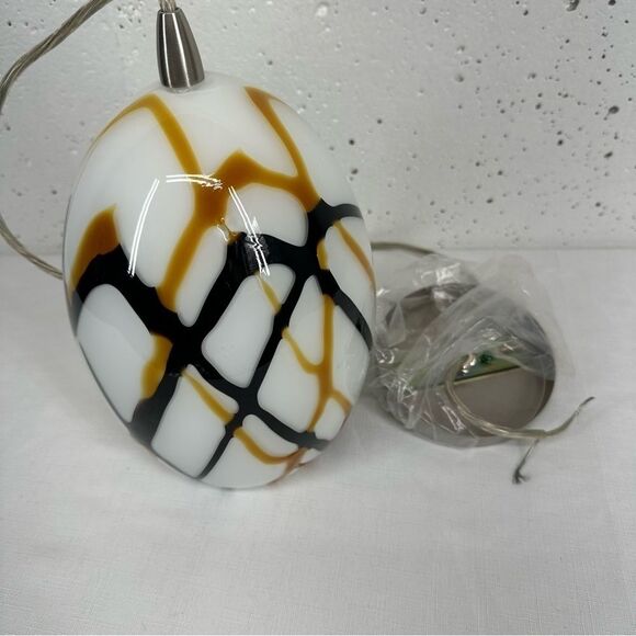 NULCO Lighting Blown Glass hanging Pendant Light - Picture 10 of 11